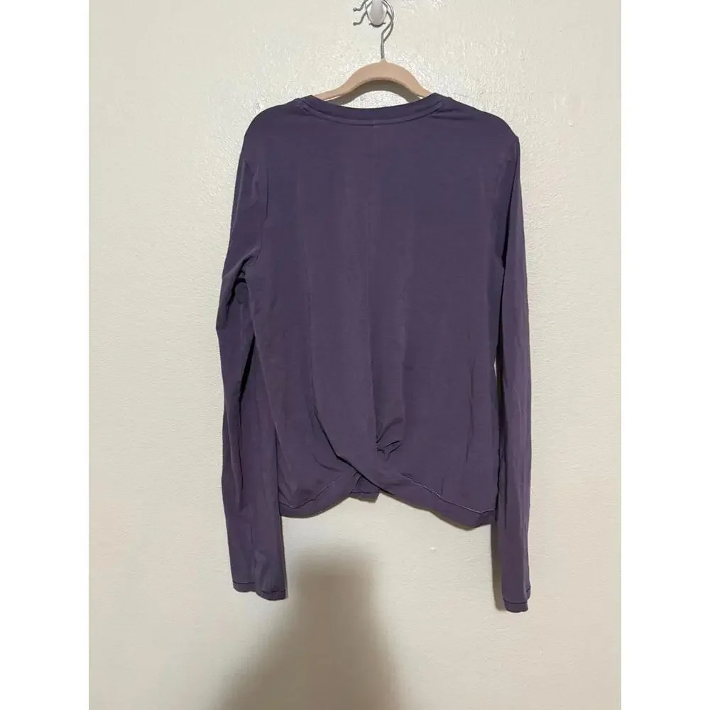 Athleta girl twist around long sleeve top youth XL